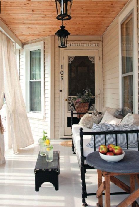 Best Outdoor Living Rooms: Our farmhouse porch makeover. We used ...