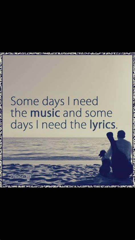 Some Days I Need The Music And Some Days I Need The Lyrics Lyrics