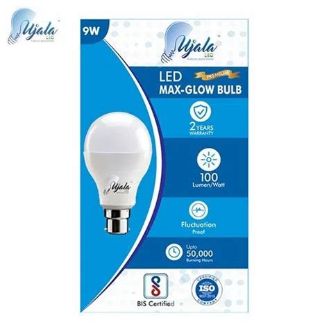 Aluminum Ujala 9w Led Bulb Cool Daylight At Rs 79 Piece In Nagpur ID