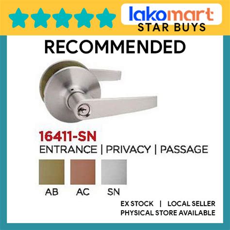 NELON Tubular Lever Handle Bedroom Office Door Lock 16411 Series