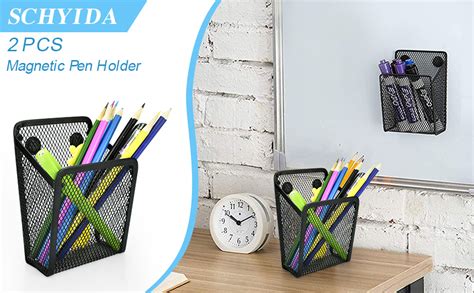 Schyida Pcs Porte Stylo Magn Tique Multi Usages Paniers De Rangement