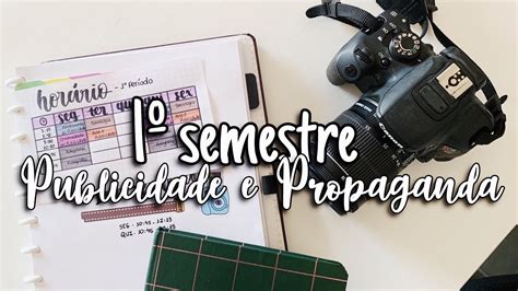 Primeiro semestre da faculdade! | Publicidade e Propaganda | Ana’s ...