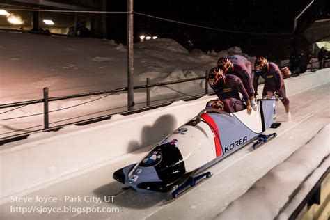 Steve Joyces Blog Bobsledding At The Utah Olympic Park