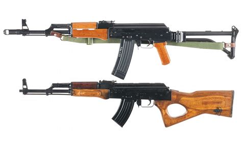 Two Ak 47 Style Semi Automatic Rifles