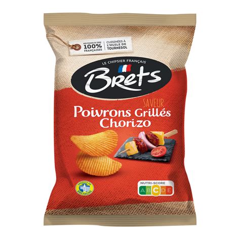 Brets Chips Roasted Peppers Chorizo 125g • Snackje
