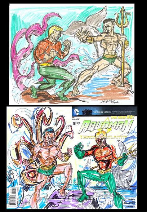 Aquaman vs namor by joselrodriguesart on DeviantArt