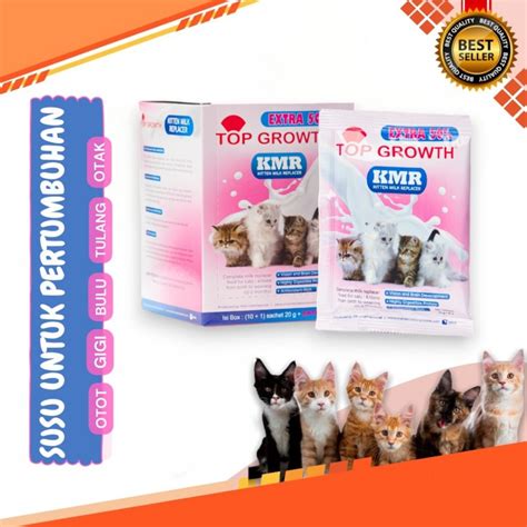 Jual Susu Kucing Top Growth Kmr Promo Kitten Milk Replacer Shopee