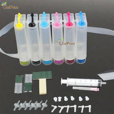 Universal Color Ciss Kit With Access Ries Ink Tank Ink System Used