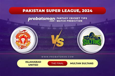 ISL Vs MUL Dream11 Prediction With Stats Pitch Report Player Record