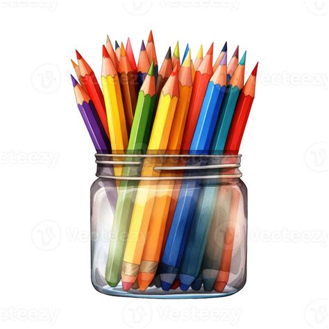 Colored Pencils Illustration 45847430 Png