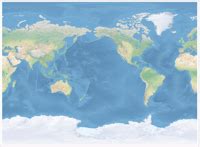 Pacific Centered World Digital Vector Maps - Download Editable ...