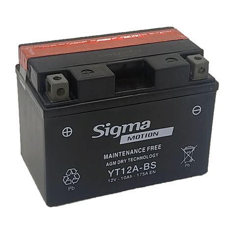 YT12A-BS SIGMA Sigma motion - Moto Davanopoulos