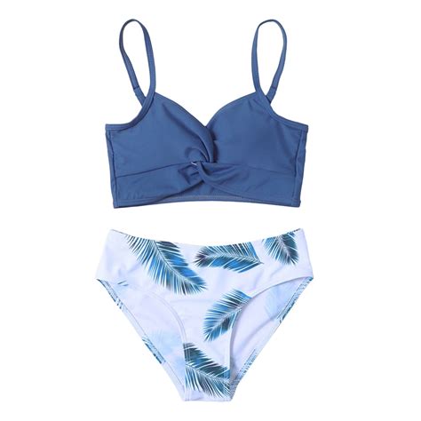 RMGVDSD Girls Swimsuit Girl S Swimwear Big Girls Swimsuits Bikini Set Fashion Two Piece Bathing