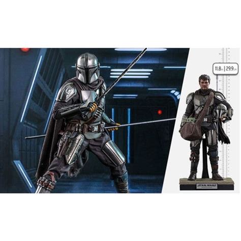 Hot Toys Star Wars The Mandalorian Mando Y Grogu Baby Yoda Escala 1 6 Bikes And Toys Inc