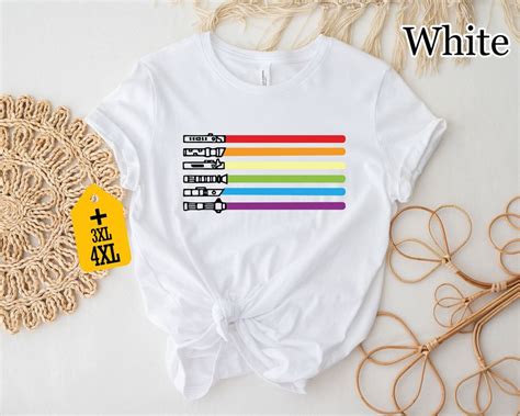 Lightsaber Rainbow Shirt Lgbtq Shirt Star Wars Lgbtq Shirt Pride Month Shirt Gay Pride Shirt