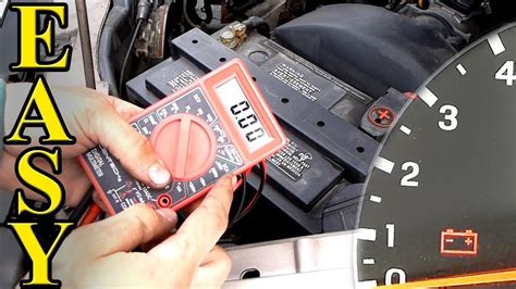 How To Test A Car Battery With A Multimeter YouTube