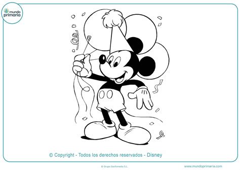 Mickey Mouse Para Colorear Y Imprimir Dibujo Para Colorear Disney