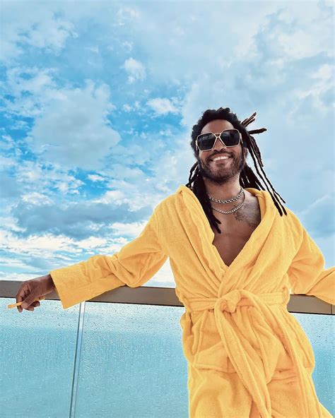 Lenny Kravitz Poses Nude In The Ocean New Birth