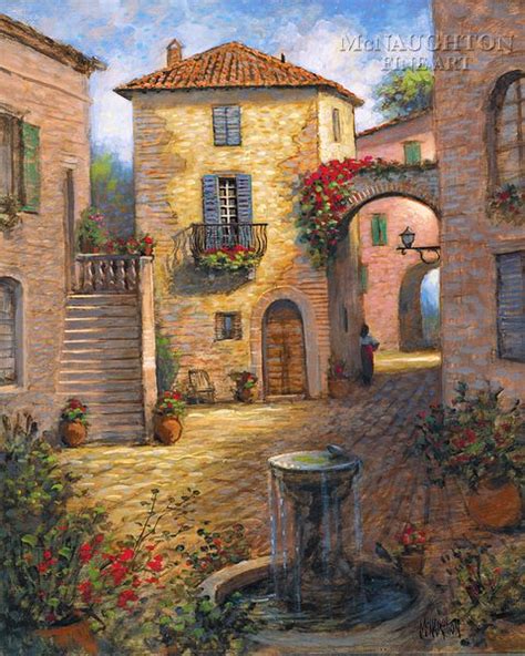 Tuscan Beauty 11x14 Le Signed And Numbered Giclee Canvas Tuscan Art