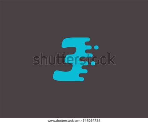 Abstract Number 3 Logo Design Template Stock Vector Royalty Free 547054726 Shutterstock