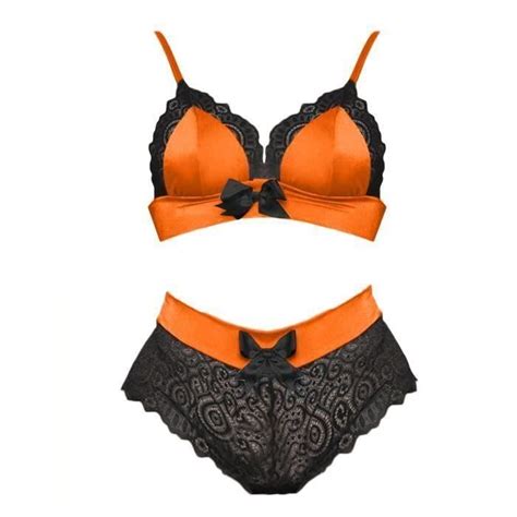 Lingerie AUTREMENT Sexy Temptation Dentelle Soutien Gorge Deux Pièces Kaki Couleurs