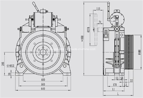 China Elevator Parts Elevator Gearless Traction Machine Montanari