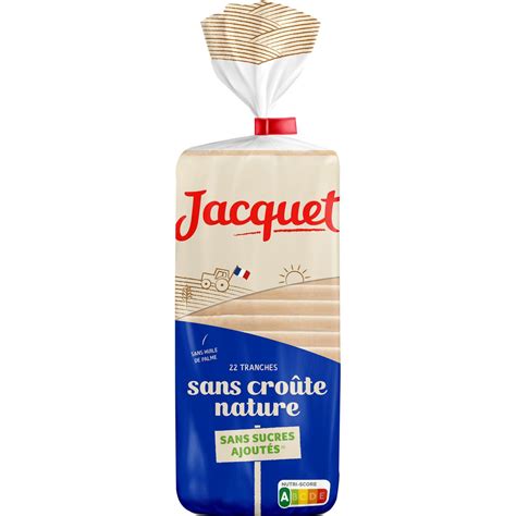 Jacquet Pain De Mie Nature Sans Cro Te Tranches G Pas Cher