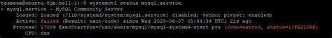 Command Sudo Service Mysql Status Is Showing Exited Instead Of Running Erpnext Frappe Forum