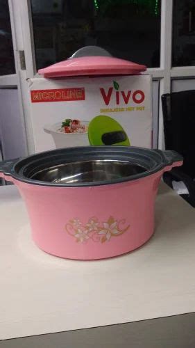 Pink Stainless Steel And Plastic Hot Pot Capacity Ml At Rs Piece In Palghar