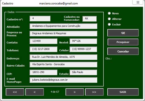 Planilha De Fornecedores Excel Cadastro De Fornecedores