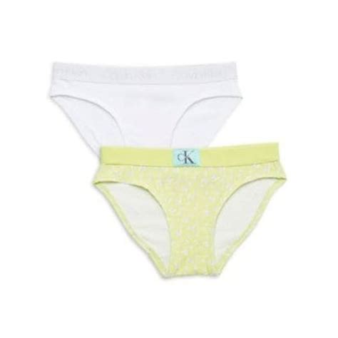 Girl s 2 Pack Logo Bikini Briefs 女童大童内裤2条 20 00 超值好货 北美省钱快报