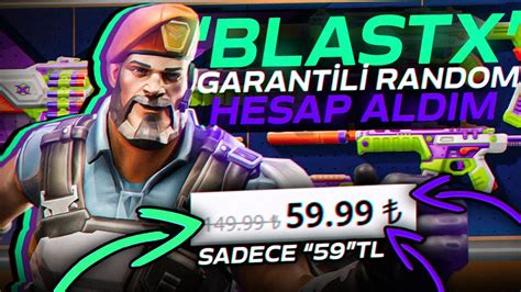 BLASTX GARANTİLİ RANDOM HESAP ALDIM VE DERECELİ GİRDİM Valorant Türkçe