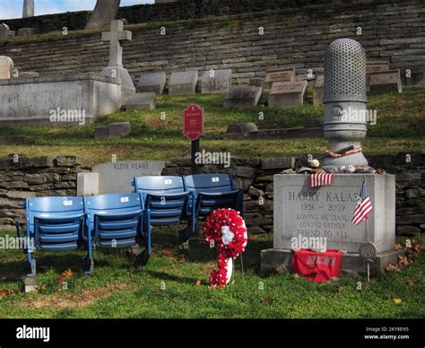 The Grave Site Of Long Time Philadelphia Phillies Broadcaster Harry