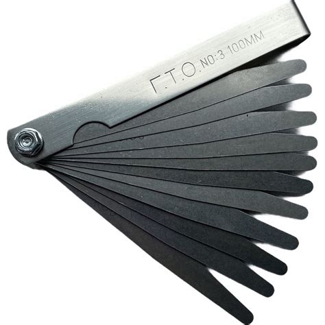 Набор щупов ГТО №3 длина 100 мм, 0.50-1.0 мм, 11 пластин FG3010001001 ...