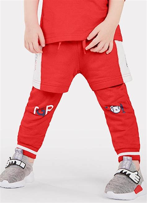 Bermuda Moletom Masculina Beb Vermelho Tigor T Tigre