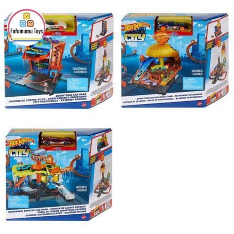 Jual Hot Wheels City Downtown HDR Original Mattel Banyak Varian BURGER Jakarta Barat