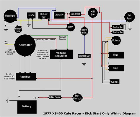 1979 Xs400 Wiring Diagram - Wiring Diagram