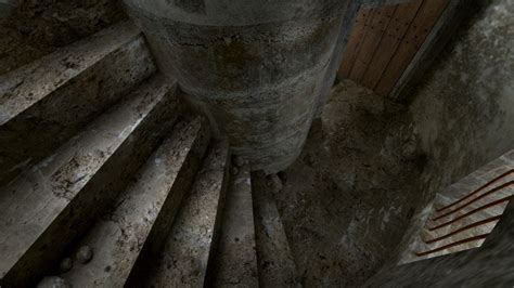 Castle Winding Stairs Blender 3d Winding Stair Castle Medieval