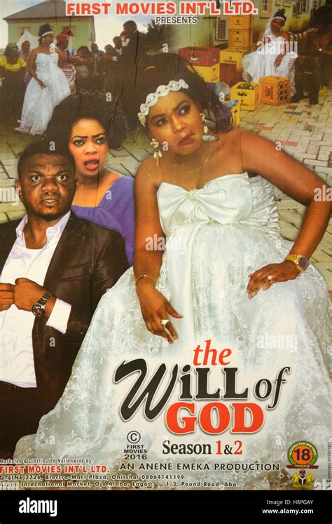 Nigeria Nollywood Film or Movie Poster. The Will of God Stock Photo ...