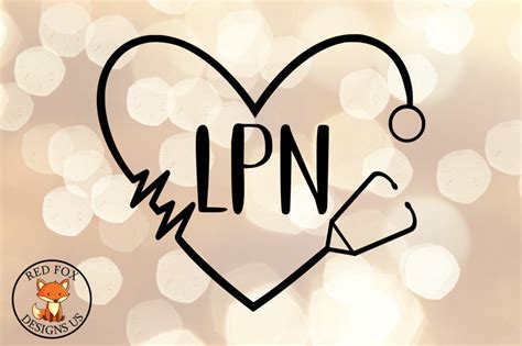 Fox Design Line Design Lpn Nursing Nursing Shirt Licensed Practical
