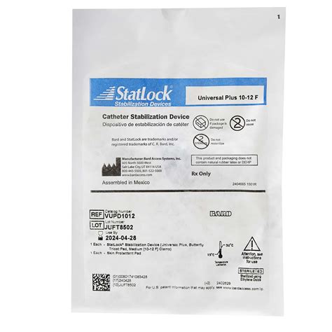 StatLock® Universal Plus – Catheter and Line - Suprememed