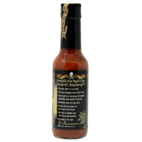 Dr Burnorium Psycho Juice Roasted Garlic Ghost Pepper Extremely Hot