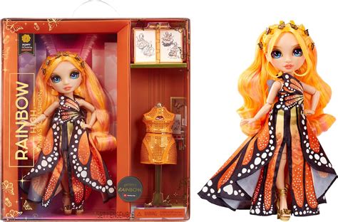 Rainbow High Fantastic Fashion Poppy Rowan Orange 11 Fashion Doll