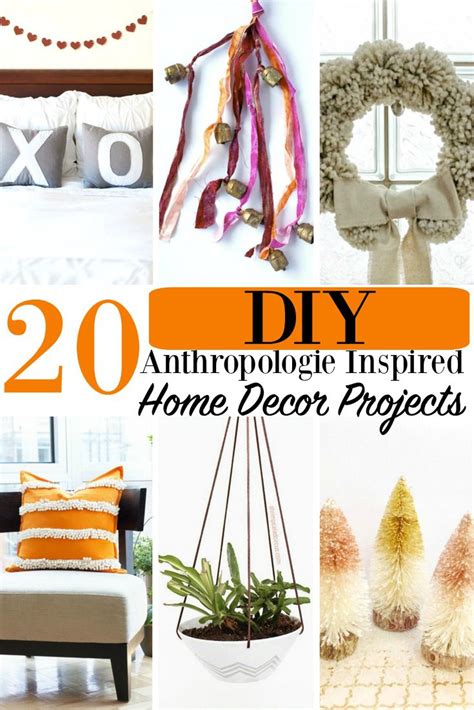 20 DIY Anthropologie Inspired Home Decor Projects