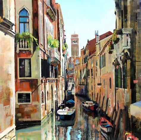 Mark Sofilas Venetian Suntrap Sunny Venice Painting No Naked Walls
