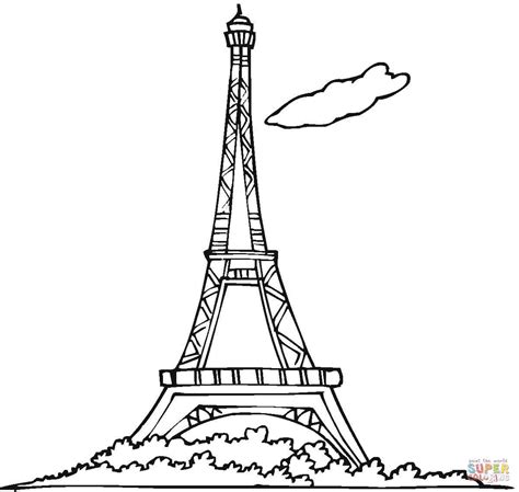 Disegno Di Torre Eiffel Da Colorare Disegni Da Colorare E Stampare Gratis