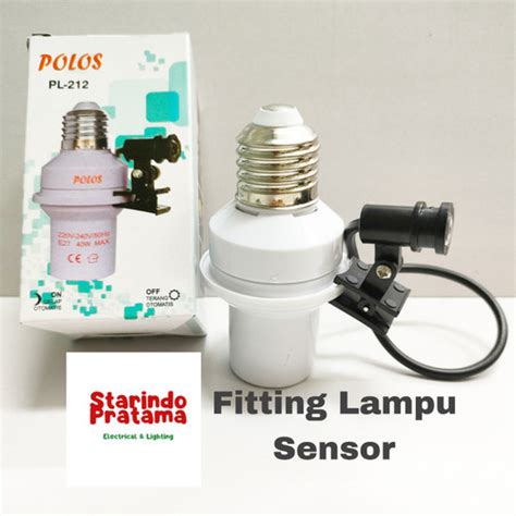 Jual FITTING LAMPU SENSOR CAHAYA OTOMATIS E27 Jakarta Barat