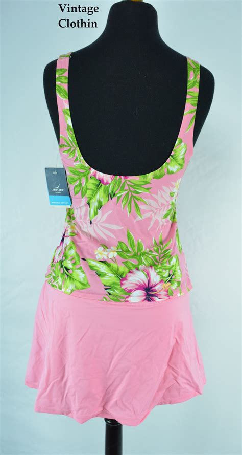S Jantzen Pink Two Piece Bathing Suit Bikini Vintage Etsy