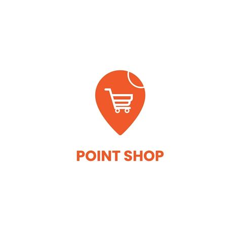 Premium Vector Point Shop Logo