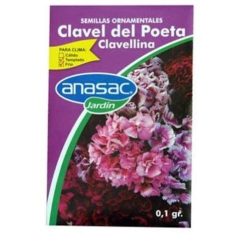 SEMILLAS CLAVEL DE POETA 0 1 GR Anasac Ambiental